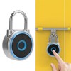 GS50F Smart Padlock IP65 Waterproof USB Charging Pure Fingerprint Luggage