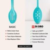 DI ORO Silicone Spoons for Cooking - Large Kitchen Spoons