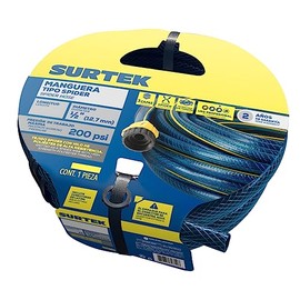 Surtek M12S20P Manguera para jardín spider con conector plástico 1/2", 20 m