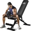 800lbs Capacity Adjustable Weight Bench - 4X Stability Multi-Angle Fitness