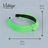 Velvet Knotted Headbands for Women (Neon Green)