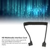 HD Multimedia Interface Cable 8K 48Gbps Right Elbow Mini HD