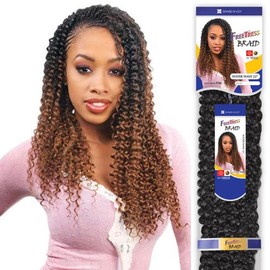 Freetress Braid Crochet Hair - Water Wave Bulk 22" - Color: 99J