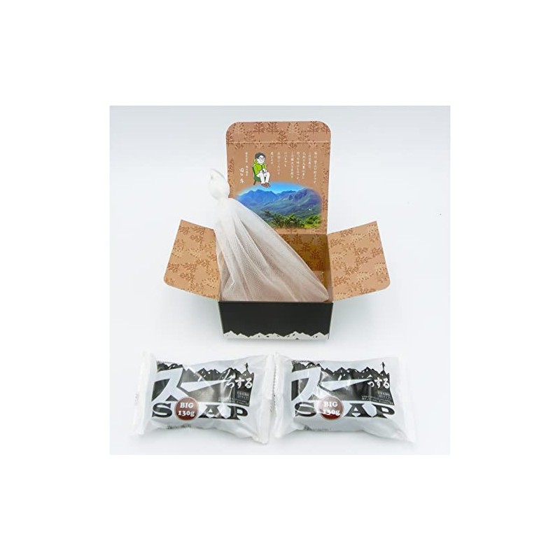 Jishi Shiosha Sukusu Soap, Pack of 2