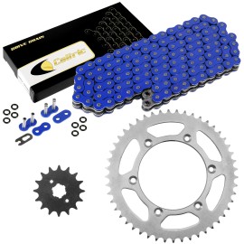 Yamaha Blue O-Ring Drive Chain & Sprockets Kit for Yamaha TTR230 TT-R230 2005-2016