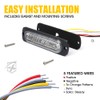 Xprite Blue LED Emergency Strobe Lights Kit for Vehicles -