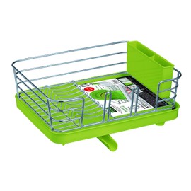 アスベル 縦横兼用クリアコート水切りコンパクト 「Nポゼ」 グリーン 5513