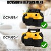 Nerans Replacement Filter Set for DeWalt DCV580H DCV581H Wet Dry