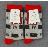 Ladies 2 Pairs of Ladies Pennsylvania State Socks, Great Christmas