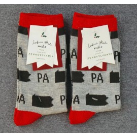 Ladies 2 Pairs of Ladies Pennsylvania State Socks, Great Christmas Gift | Size 5-10 NEW