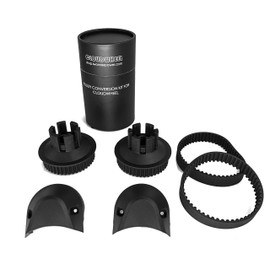 IWONDER Cloud Wheel Discovery 105mm/120mm for Exway Flex/Wave(44 Teeth) Boards Electric Skateboard Wheels and Pulley Conversion Kit