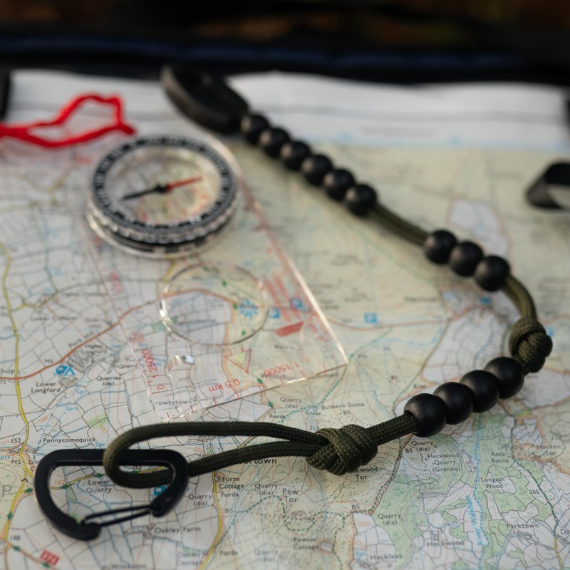 Camo Pace Count Beads - Military & Army Ranger Navigation