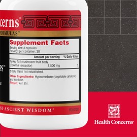 Health Concerns - Coriolus PS - Immune System Support - 90 Capsules