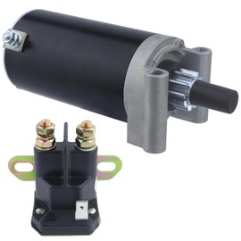 Ezamintaly Starter Motor & Solenoid Relay for Kohler Courage Engines for Toro GT2200 2006-2007, GT2100 GT2300 2006, LX500 2006, LX425 2007 3209801 3209803 3209804 32-098-01-S 32-098-03S 32-098-04S
