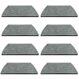 8 Pack Mop Pads Replacement for Shark RV2820ZE RV2820YE RV2800YE AV2800ZE RV2800ZEUS AV2810ZE RV2810YS UR2850YS UR2860YEUS AV2820S AV2820AE RV2800AE RV2800S Robot Vacuum Soft Mop Pads Refills