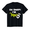 Oh Snap I'm 5 Crocodile Alligator T-Shirt