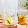 Dealusy 100 Pack - 16 oz Clear Plastic Cups with