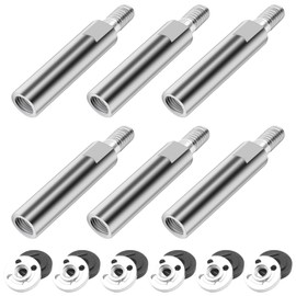 WYYFXY® Pack of 6 Angle Grinder Extension Thread, M10 Flex Extension Connecting Rod, Rotary Extension Shaft for Car Polisher, Angle Grinder Accessories