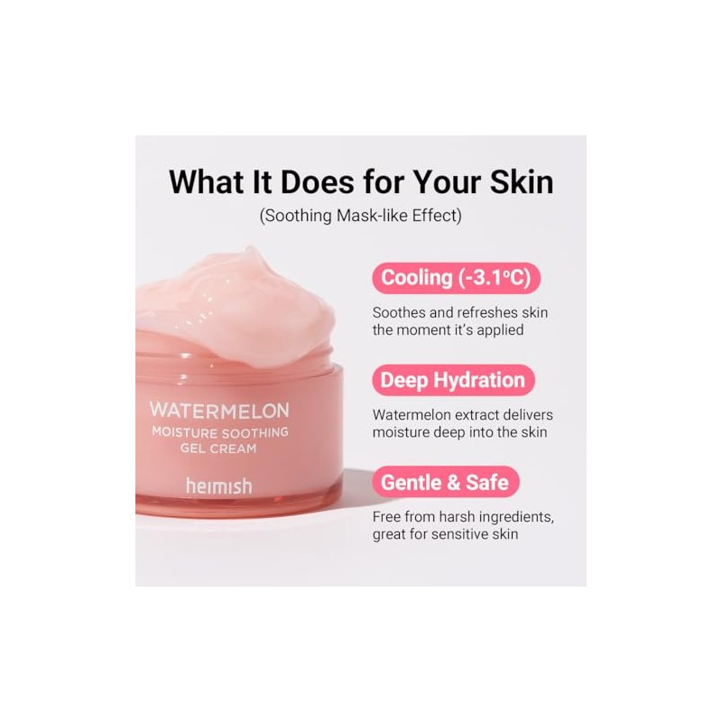 Heimish Watermelon Moisture Soothing Gel Cream