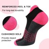 eallco Womens Ankle Socks 6 Pairs Running Athletic Cushioned Sole