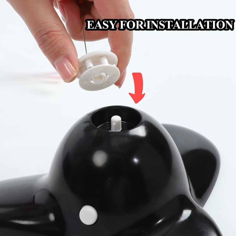 Vealind Interactive Indoor Cat Toy with 360° Rotating Butterfly (Butterfly