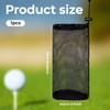 EupHHonycs 1 PCS Black Nylon Mesh Golf Pouch, Black Golfs
