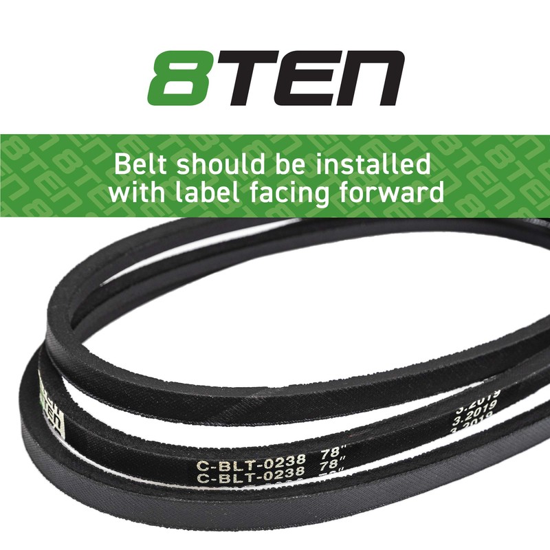 8TEN Engine to Deck Belt for Simplicity 42 48 inch