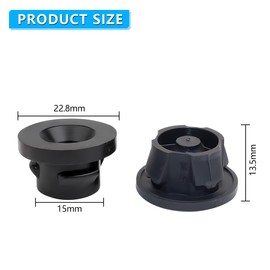 CGEAMDY 6 Pieces Car Air Filter Rubber Holder Insert Grommet, Diesel Air Filter Rubber Insert Grommet, 1422A3 Air Filter Insert Grommet Housing Holder Rubber Holder Insert, Car Air Filter Accessories