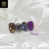 Romantic travel handmade nail tips - Short stiletto / 낭만여행