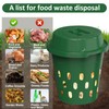 HCGADON 2-Pack InGround Compost Bin for Garden Beds, 8L Worm