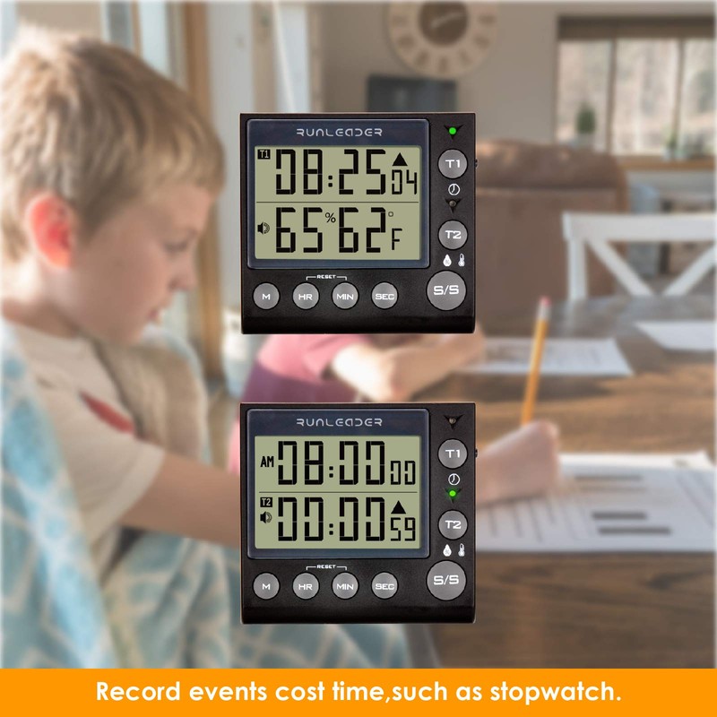 Runleader RL-KT002A Multifunction Digital Count-Down Up Clock Alarm Kitchen Timer