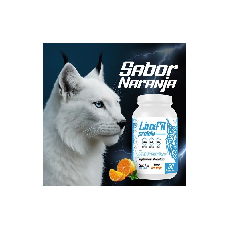 Bcaas Glutamina Linx Fit 1kg 50 Servicios Varios Sabores
