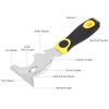 Multifunctional Spatula, Thickened Blade, Stainless Steel, Plastic, Ergonomically Shaped, Non-Slip
