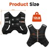 Weighted Vest, 6lb/8lb/12lb/16lb/20lb/25lb/30lb Weight Vest for Men Women, Body Weight