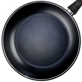 TECHEF - Color Pan 12" Frying Pan, Coated with New Safe Teflon Select - Color Collection/Non-Stick Coating (PFOA Free), Made in Korea, Pure Black