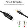 3.5mm to XLR Cable, 3.3FT XLR to 3.5mm Unbalanced 1/8