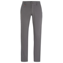 BOSS Mens Slim Chino Pants, New Dark Grey027, 38W / 30L