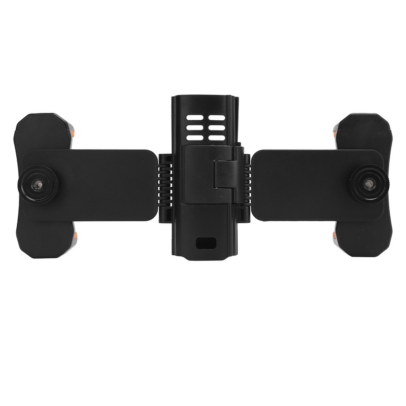 Dual Phone Extension Holder Cold Shoe Adapter Mount Mobile Phone