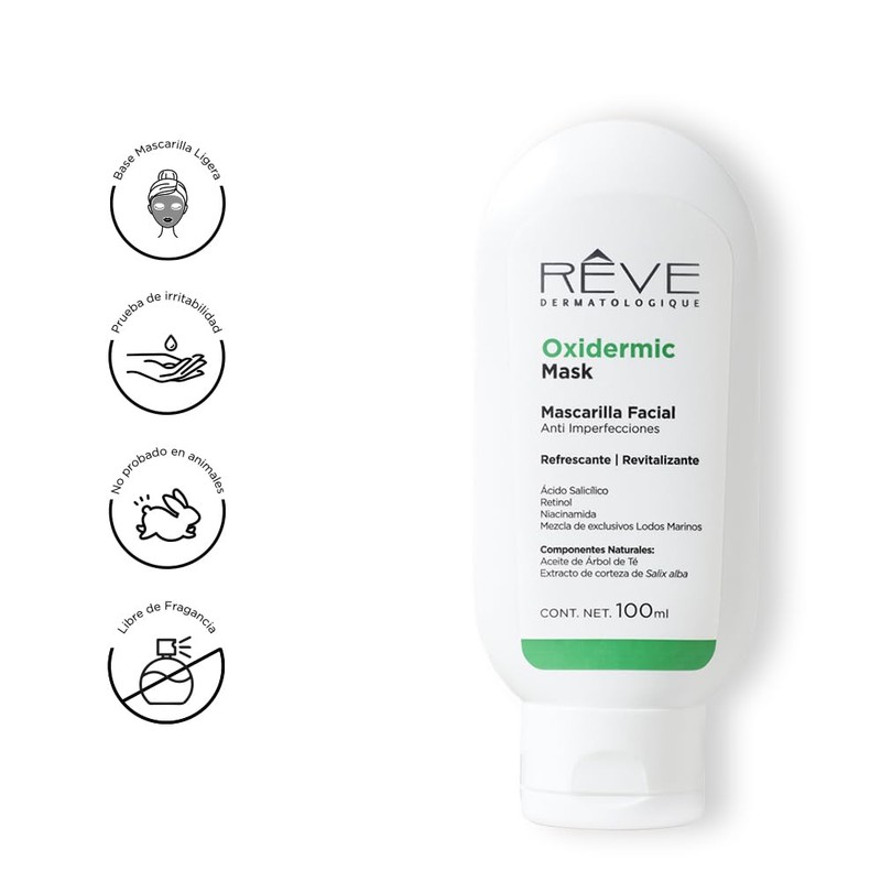 Reve Dermatologique | Oxidermic Mask - Mascarilla Facial Anti Imperfecciones