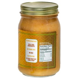 Green Jay Gourmet Monkey Butter - All-Natural, Gluten-Free Banana Butter - Pineapple Spread with Bananas & Mango - Gourmet Fruit Butter - No Corn Syrup, Preservatives or Trans-Fats - 2 x 19 Ounces