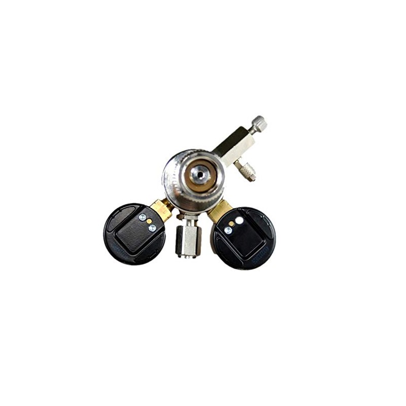 Hiwi CO2 Pressure Regulator with Check Valve Professional Variant Reusable