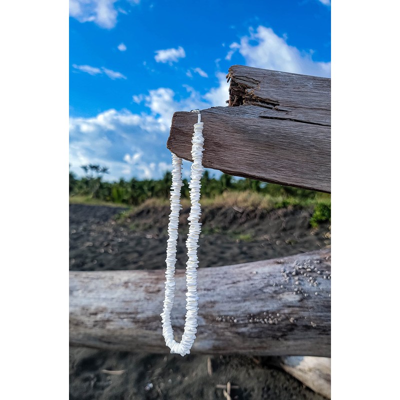 BlueRica Puka Chip Shells Necklace (22 Inches)