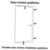 Mipcase 2pcs Super Strong Door Clip Anchor Grip Strength Trainer