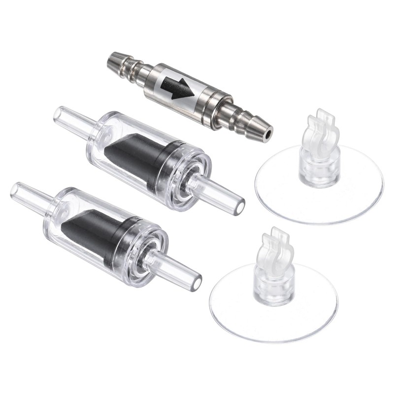 M METERXITY Aquarium Check Valves 1 Way Non-Return Stainless Steel