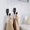 BigBig Home Bronze Towel Hooks, Bathroom Robe Hooks Oil Rubbed,