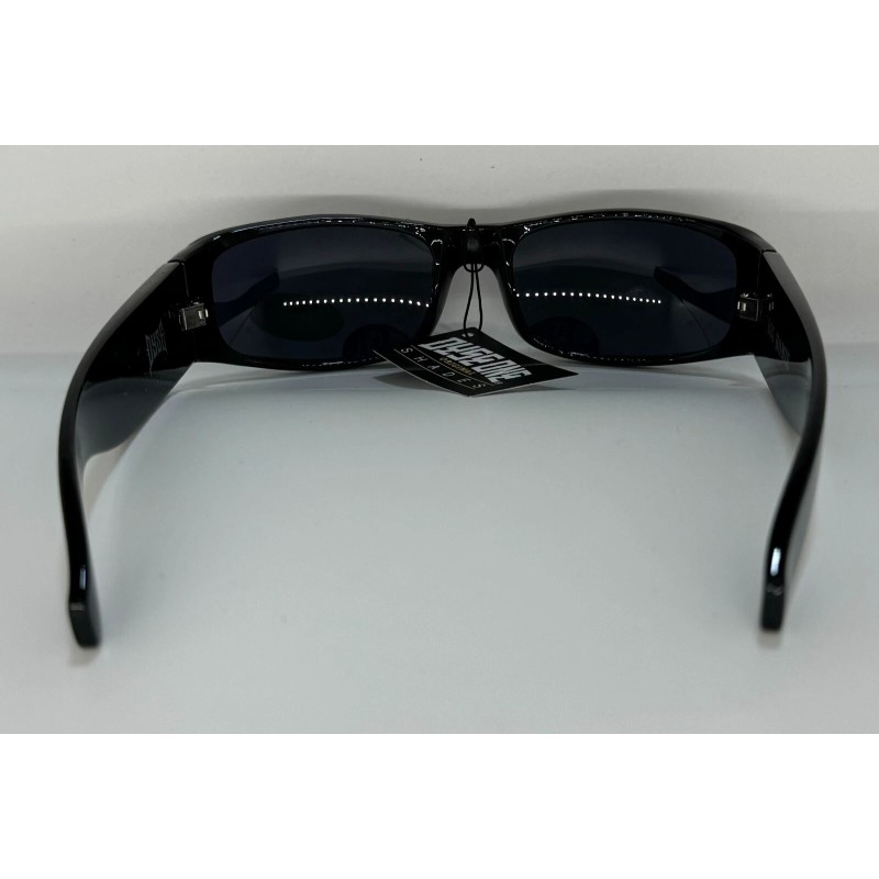 Dyse Locs Rectangular Lowrider Biker Flat Top Large Frame Brown