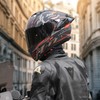 JQF Gear Modular Motorcycle Helmet Dual Visor Flip Up Full