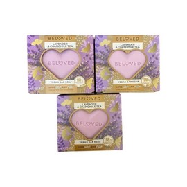 Beloved Lavender And Chamomile Tea Vegan Bar Soap Love Beauty And Planet 3 Pack