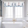Nautical Lighthouse Valance Curtains,Rod Pocket Valances for Windows,Small Window Treatment