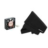 EverCool EC4010M12CA Case Fan, 40x40x10mm 3-pin + 7"x6" Microfiber Cleaning